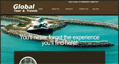 Desktop Screenshot of globaltravelsindia.com